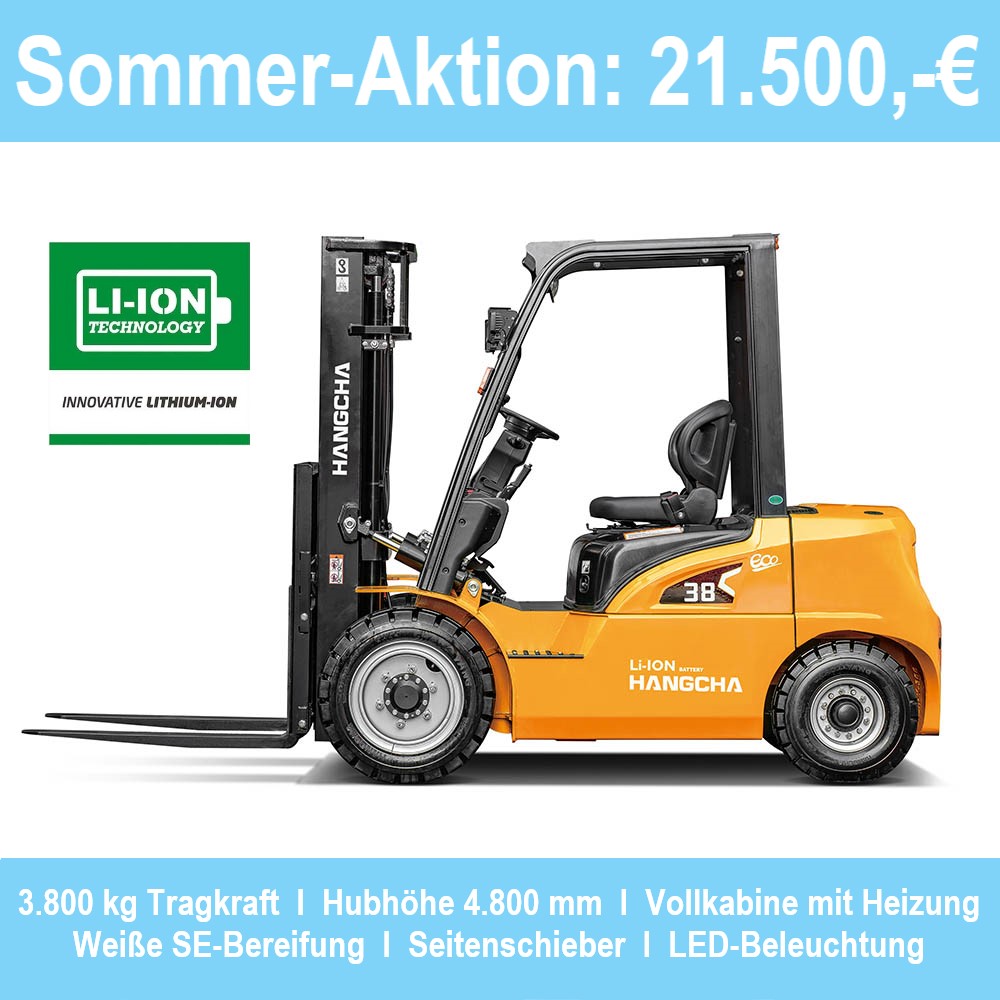 Banner Sommeraktion Hangcha Elektrostapler XE-Serie
