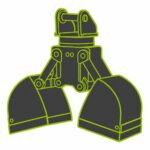 Icon Zoomlion 2-Schalen-Greifer